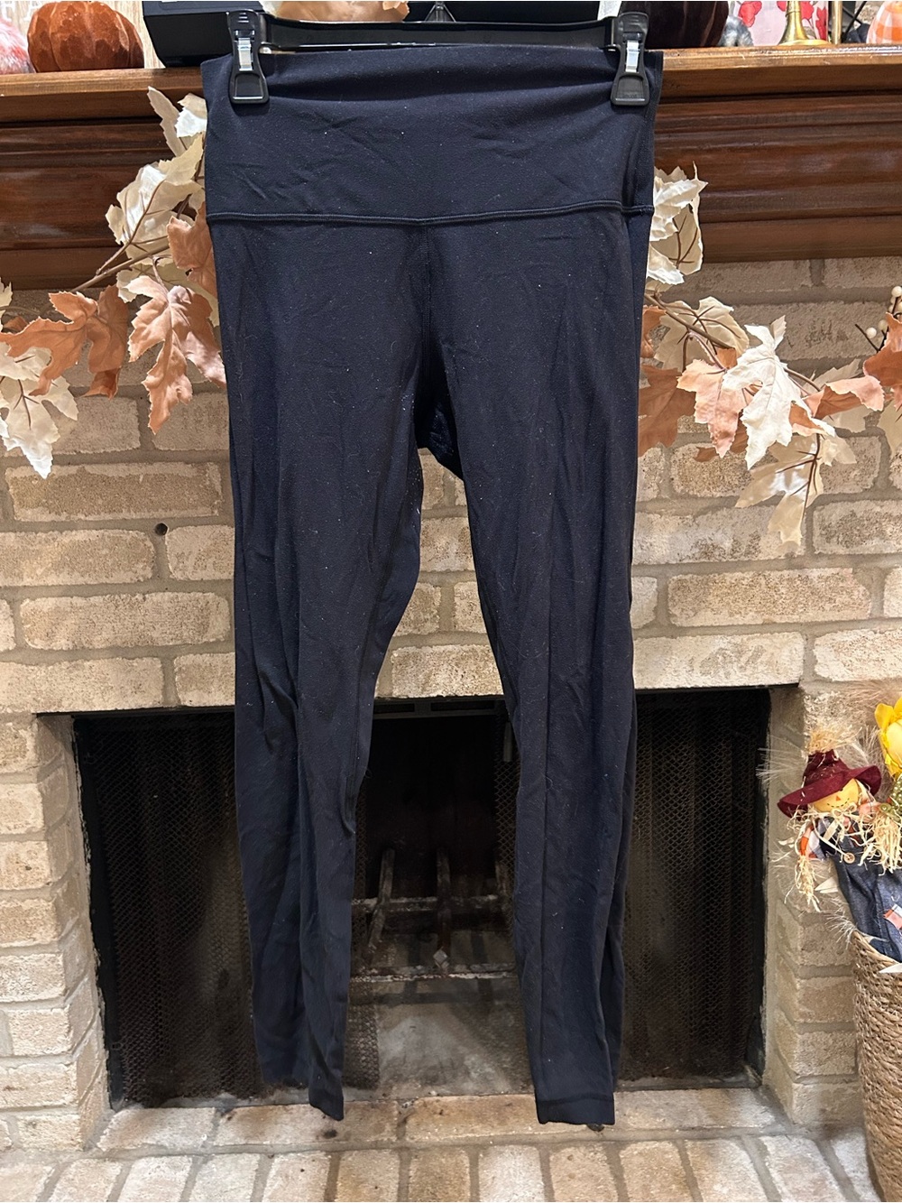 lululemon athletica Black High-Rise Stretch Leggings EUC